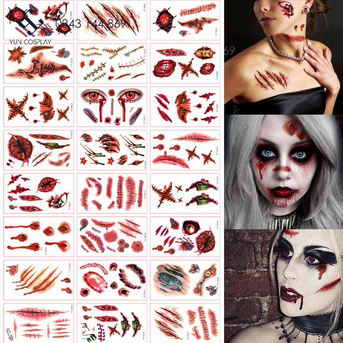hinh-xam-vet-thuong-hoa-trang-halloween